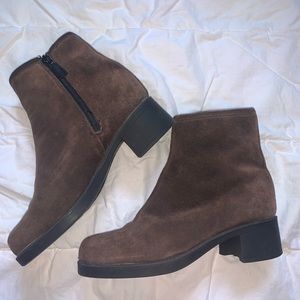 brown booties